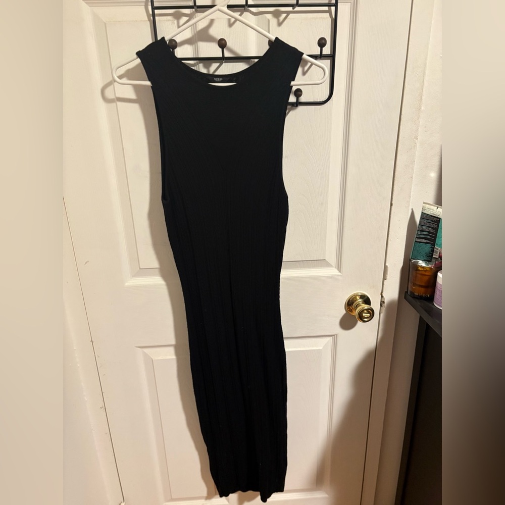 Elegant Black Sleeveless Dress